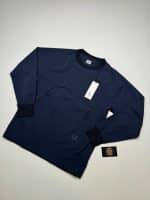 CP Company Dyshell Crew Sweatshirt in Navy
