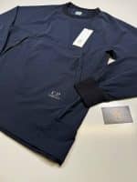 CP Company Dyshell Crew Sweatshirt in Navy - Image 2