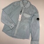 C.P. Company 039A  Chrome-R Zipped Overshirt in Sky Blue