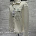 C.P. Company Gabardine metropolis overshirt -White