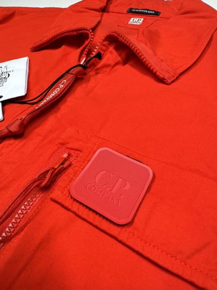 C.P. Company Gabardine metropolis overshirt - Red - Image 4