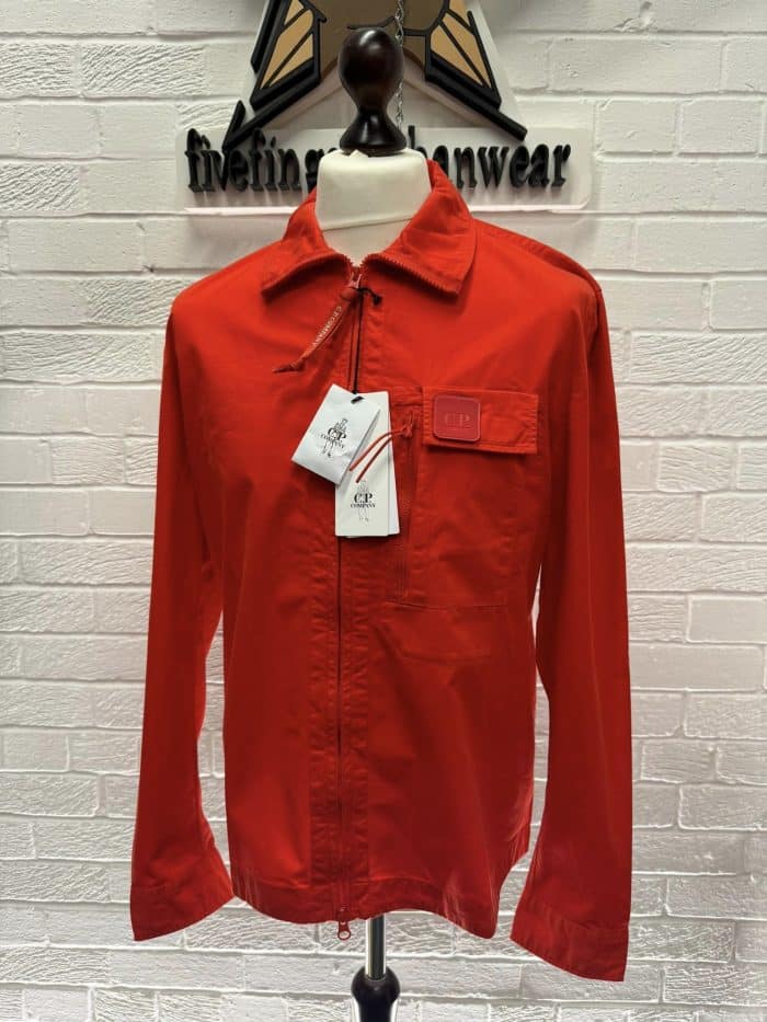 C.P. Company Gabardine metropolis overshirt - Red - Image 5