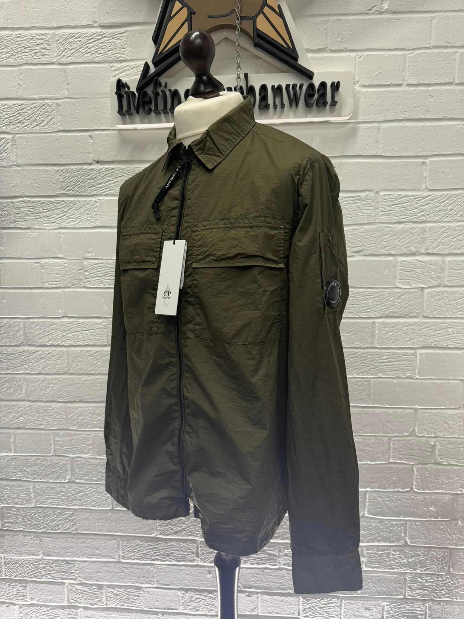 C.P. Company Taylon-L longsleeve shirt in Green - Fivefinger