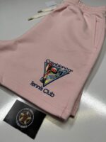 Casablanca - La Joueuse Organic Cotton Pale Pink Shorts - Image 4