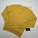 C.P. Company Light Fleece Crew Sweatshirt in Yellow
