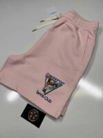 Casablanca - La Joueuse Organic Cotton Pale Pink Shorts - Image 8