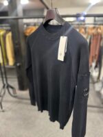 C.P. company 146A  crew knit in sea island cotton in navy - Size 44 / XS / P2P 20” - Image 4
