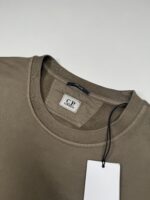 C.P. Company Brushed Emerized Diagonal Fleece Sweatshirt in moss Large / p2p 24.5” - Image 2