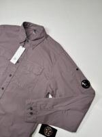C.P. Company Organic Gabardine shirt  In mauve Large / p2p 23” - Image 2