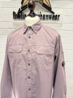 C.P. Company Organic Gabardine shirt  In mauve Large / p2p 23” - Image 6