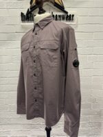 C.P. Company Organic Gabardine shirt  In mauve Large / p2p 23” - Image 5