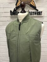 Stone Island G0121 Soft Shell-r_e.dye® Technology in Recycled Polyester With Primaloft® Insulation Technology Vest -musk Green- Small / P2p 20" - Image 9