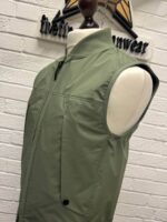 Stone Island G0121 Soft Shell-r_e.dye® Technology in Recycled Polyester With Primaloft® Insulation Technology Vest -musk Green- Small / P2p 20" - Image 11
