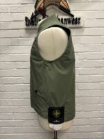Stone Island G0121 Soft Shell-r_e.dye® Technology in Recycled Polyester With Primaloft® Insulation Technology Vest -musk Green- Small / P2p 20" - Image 12