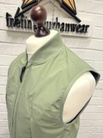 Stone Island G0121 Soft Shell-r_e.dye® Technology in Recycled Polyester With Primaloft® Insulation Technology Vest -musk Green- Small / P2p 20" - Image 13