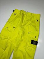 Stone Island 30203 Cargo trousers in light stretch cotton tela - Bright Green W31” - Image 4