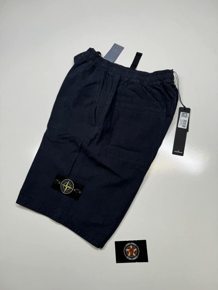 Stone Island L0530 Lino Nylon Tela-Tc Bermuda Shorts- W29 - Image 2