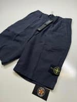 Stone Island L0530 Lino Nylon Tela-Tc Bermuda Shorts- W29 - Image 3