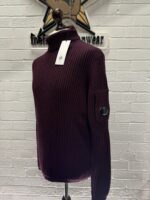 C.P. Company Turtleneck Re-Wool pull over in purple - Size 50 / Large / 22.5” P2P - Image 5