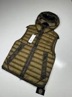 C.P. Company DD Shell Padded Goggle Vest in Green