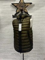 C.P. Company DD Shell Padded Goggle Vest in Green - Image 4