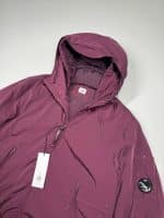CP Company Chrome- R padded hooded jacket in plum 

Size 50 / Large / p2p 24” outer - Image 2