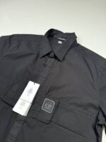 CP Company Gabardine metropolis overshirt - Black 

LARGE / 22” p2p - Image 3