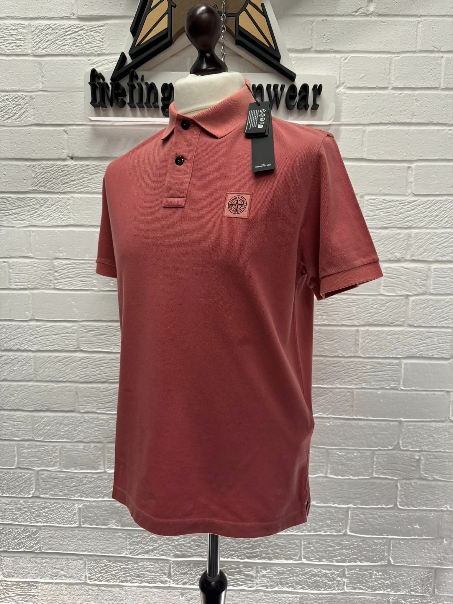 Stone island polo 2SC67 PIGMENT DYE Short-sleeve polo shirt in