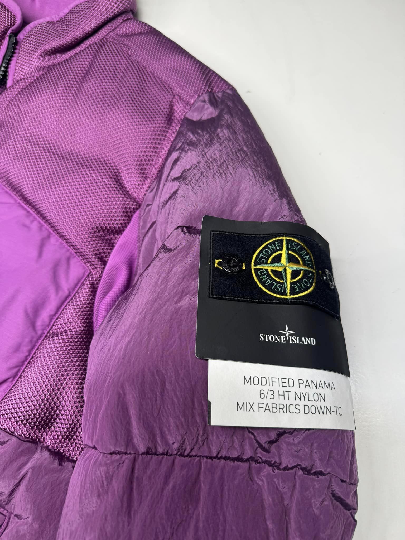 Stone Island 42840 MODIFIED PANAMA 6/3 HT NYLON MIX FABRICS DOWN