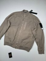 STONE ISLAND 42629 CUPRO COTTON TWILL-TC BOMBER JACKET IN BEIGE