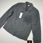 CP Company 067A Metropolis Series Flatt Nylon Overshirt in grey