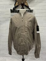 STONE ISLAND 42629 CUPRO COTTON TWILL-TC BOMBER JACKET IN BEIGE - Image 5