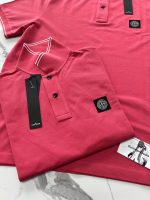 STONE ISLAND 2SC18 Short-sleeve polo shirt in stretch piqué.   COLOUR : CYCLAMEN  -Small. / 20” p2p - Image 3