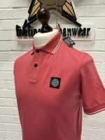 STONE ISLAND 2SC18 Short-sleeve polo shirt in stretch piqué.   COLOUR : CYCLAMEN  -Small. / 20” p2p - Image 4