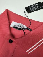 STONE ISLAND 2SC18 Short-sleeve polo shirt in stretch piqué.   COLOUR : CYCLAMEN  -Small. / 20” p2p - Image 6