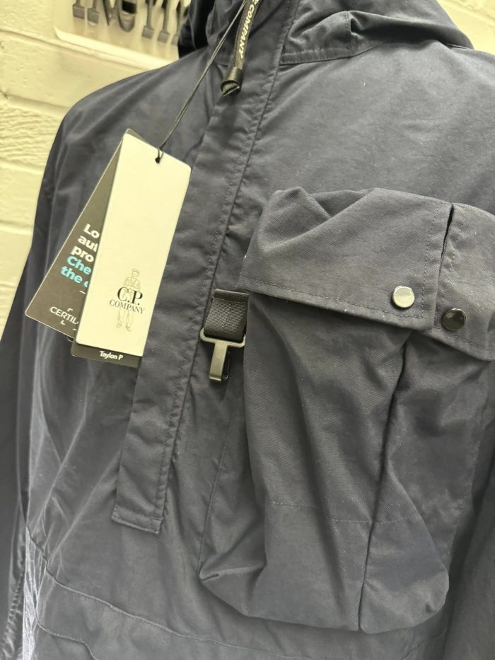 CP Company Taylon P utility smock in navy - Image 9