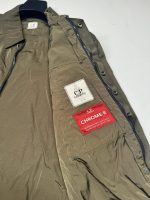 C.P. COMPANY 104A Chrome-R Zipped Overshirt in Green - Image 5