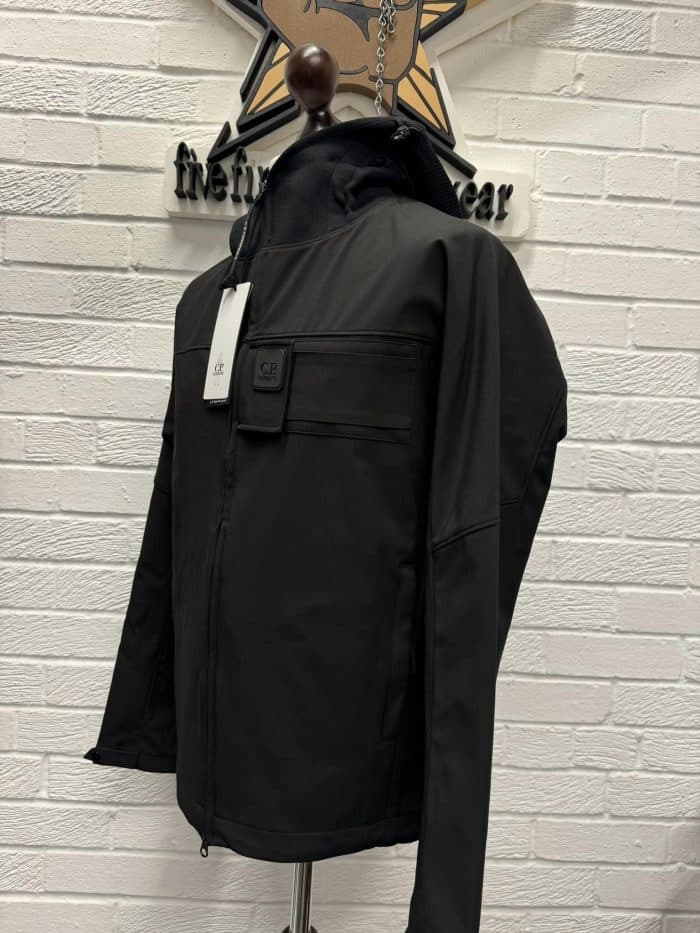CP Company 064A Metropolis Series C.P. Shell-R Hooded Jacket in Black - Image 11