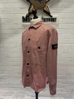 STONE ISLAND 110WN T.CO 'OLD' OVERSHIRT IN PINK -  V0186  - Large / 23.5” p2p - Image 7