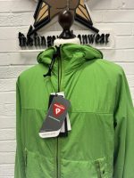 CP COMPANY G.D.P POLARTEC GOGGLE JACKET IN GREEN - Image 3