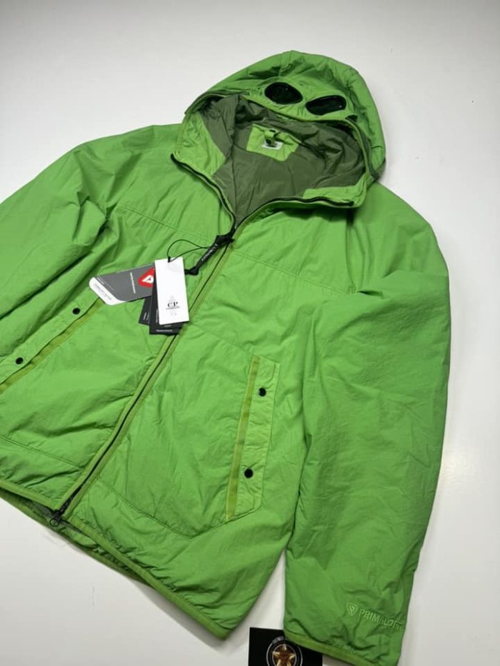 CP COMPANY G.D.P POLARTEC GOGGLE JACKET IN GREEN - Image 10