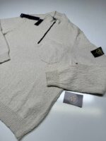 Stone Island Sweater 563B1 half zip sweater . 

Large / p2p 23” - Image 6