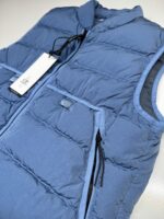 CP COMPANY 030A ECO CHROME DOWN GILET VEST IN RIVIERA BLUE / 818 - Image 5