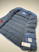 CP COMPANY 030A ECO CHROME DOWN GILET VEST IN RIVIERA BLUE / 818 - Image 3