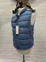 CP COMPANY 030A ECO CHROME DOWN GILET VEST IN RIVIERA BLUE / 818 - Image 9