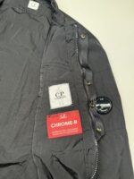 C.P. COMPANY 104A Chrome-R Zipped Overshirt in Black  -     Small / 21” p2p - Image 9