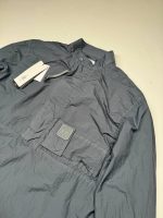 CP Company 140A Metropolis Taylon L popover Henley overshirt in dk grey - Image 2