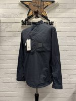 CP Company 140A Metropolis Taylon L popover Henley overshirt in dk grey - Image 8