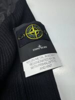 Stone Island 44134 zip-front hooded jacket in black. 

Large / 22.5” p2p - Image 3