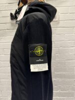 Stone Island 44134 zip-front hooded jacket in black. 

Large / 22.5” p2p - Image 7